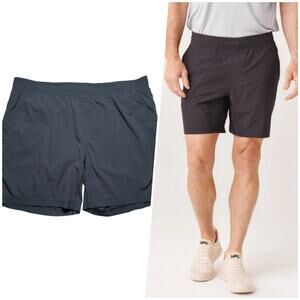 Rhone | Men | Mako 7 Inch Black Versatile Performance Athletic Shorts | XL